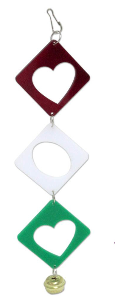 Kareli Oval Çanlı Kuş Oyuncağı 20 cm Zilli Lisinya205 Kareli Oval Çanlı Kuş Oyuncağı 20 cm Zilli