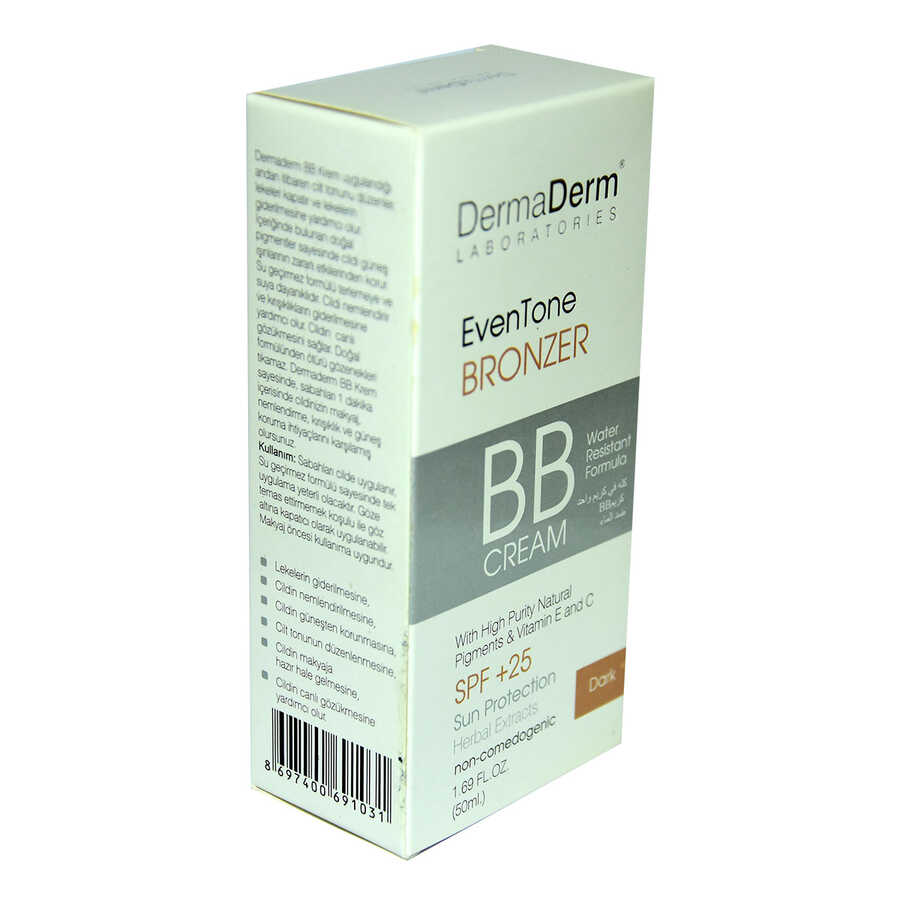 Lisinya214 EvenTone BB Krem Koyu Ton Spf+25 Güneş Koruma Bitki Özlü 50 ML