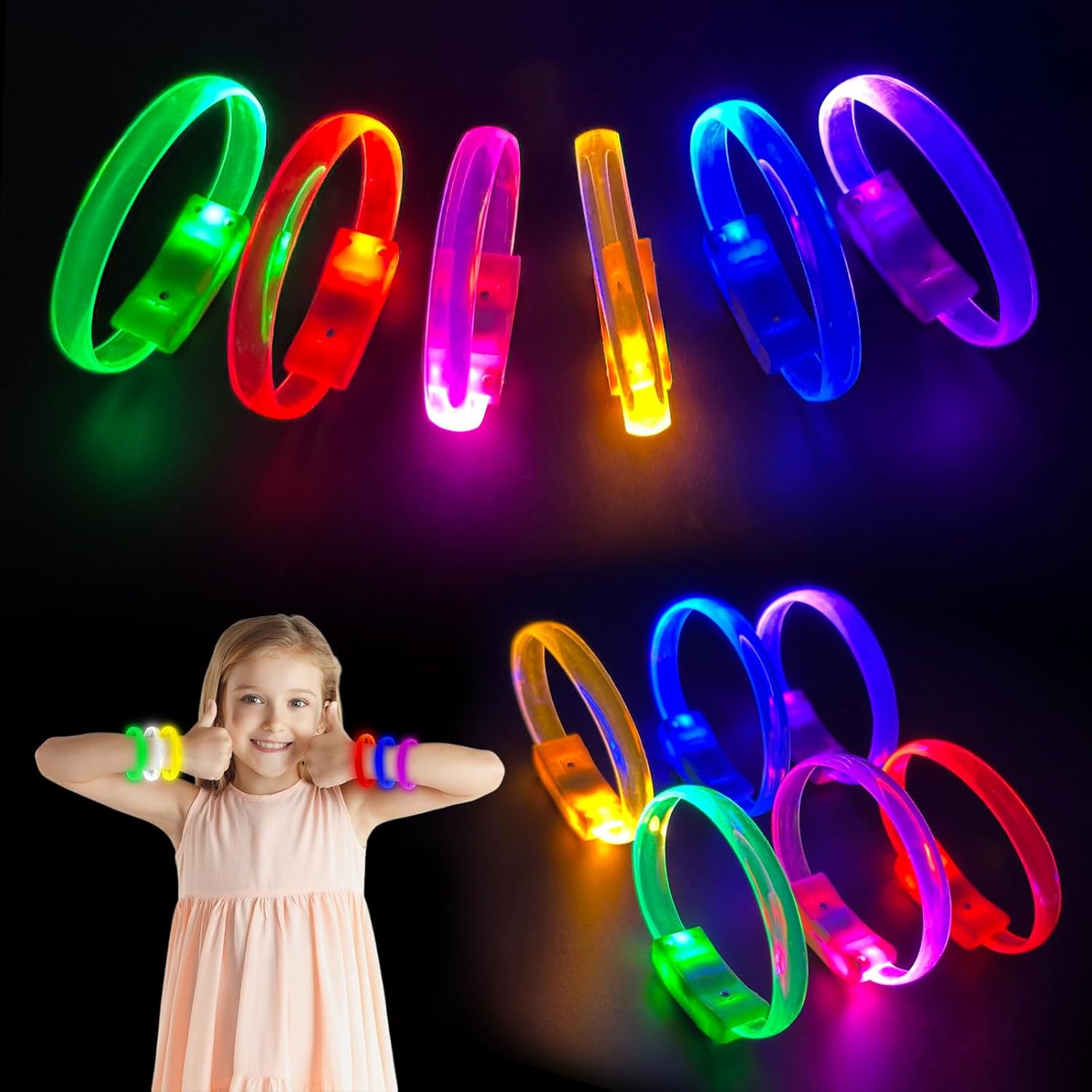 Festival & Parti LED Bileklik 3 Farklı Mod Işıklı 1 Adet Festival & Parti LED Bileklik 3 Farklı Mod Işıklı 1 Adet
