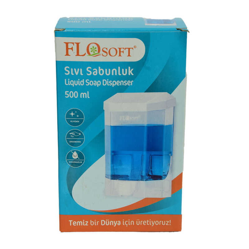 Lisinya214 Sıvı Sabunluk ve Şampuan Makinası Şeffaf Renk 500 ML Hacimli