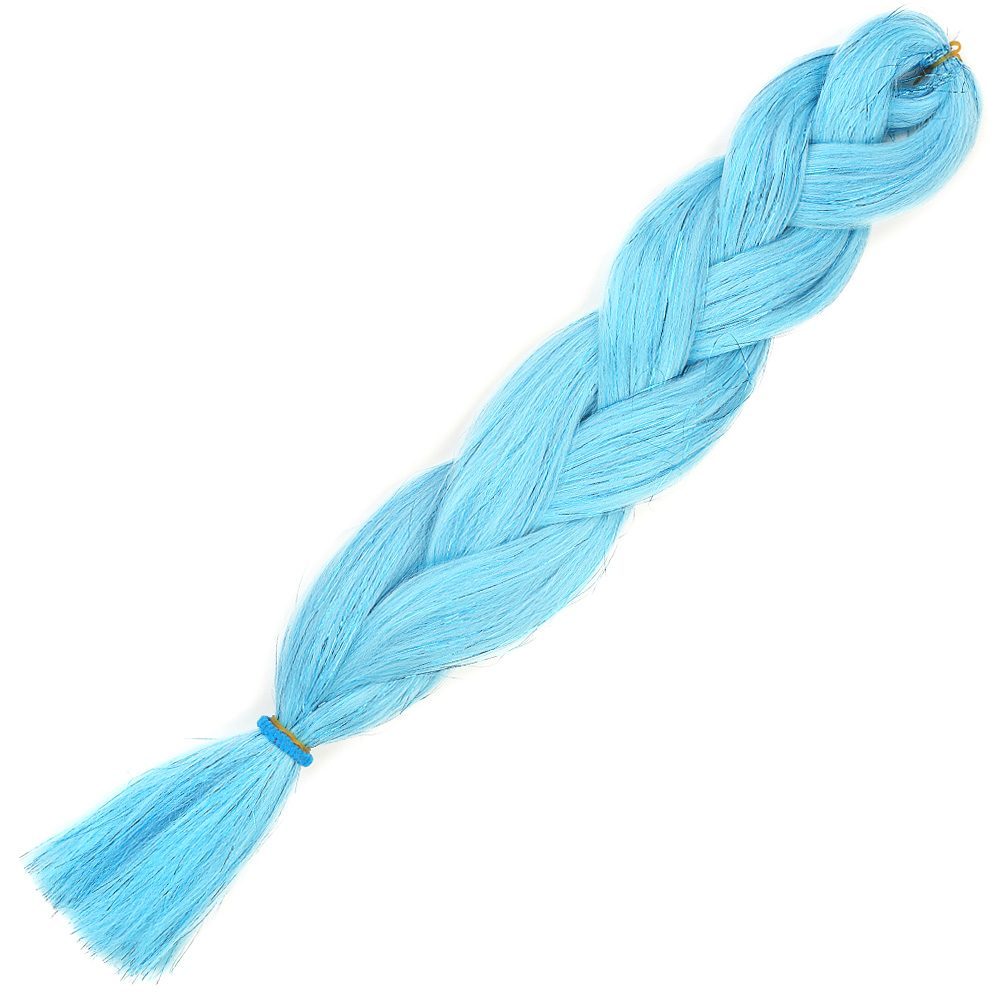 Simli Açık Mavi Örgülük Saç 100 Gr. / (Lisinya175) Simli Açık Mavi Örgülük Saç 100 Gr. / (Lisinya175)