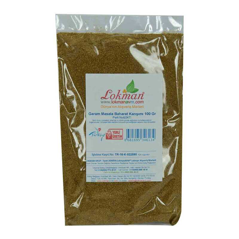 Lisinya214 Garam Masala Baharat Karışımı 100 Gr Paket
