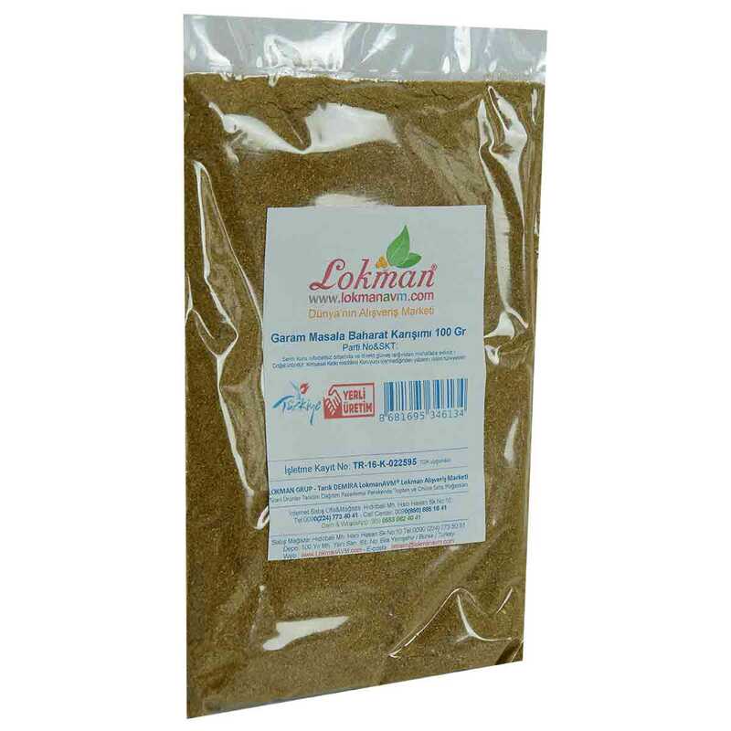 Lisinya214 Garam Masala Baharat Karışımı 100 Gr Paket