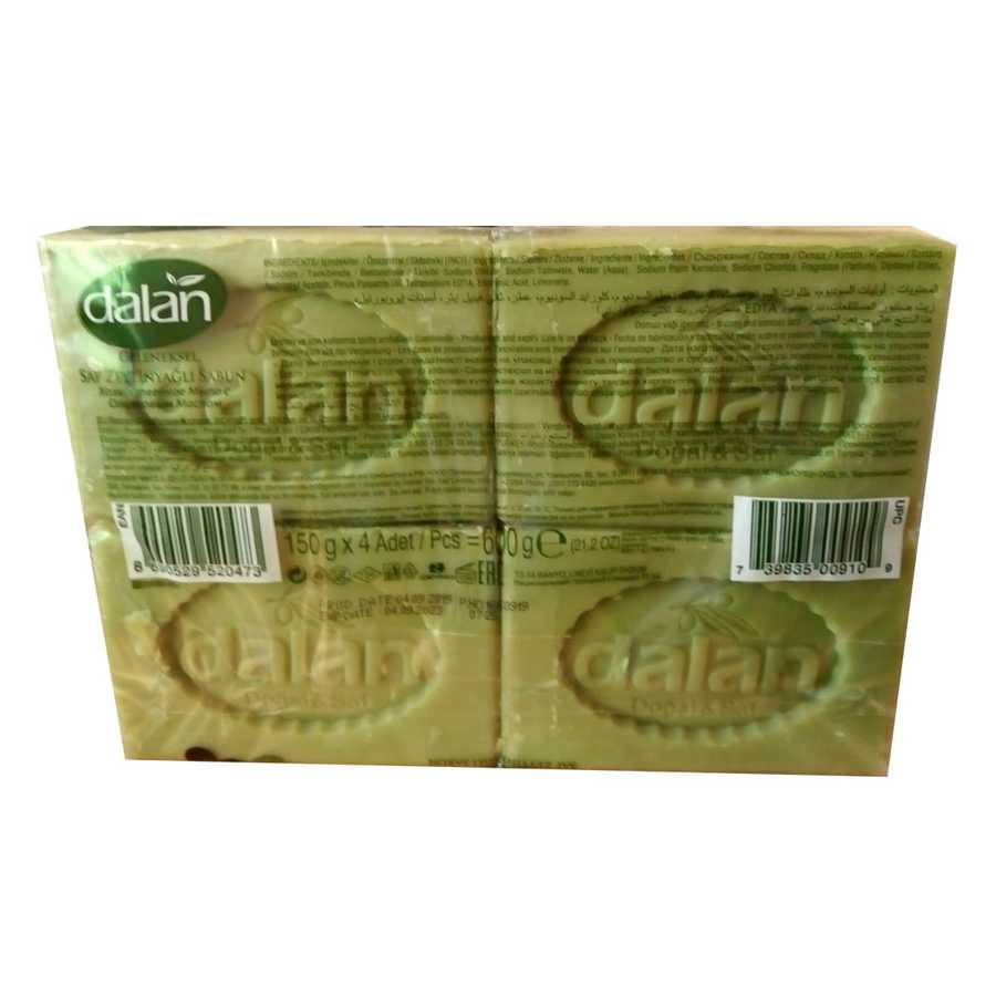 Lisinya214 Geleneksel Zeytinyağlı Saf Sabun 150 Gr x 4 Adet