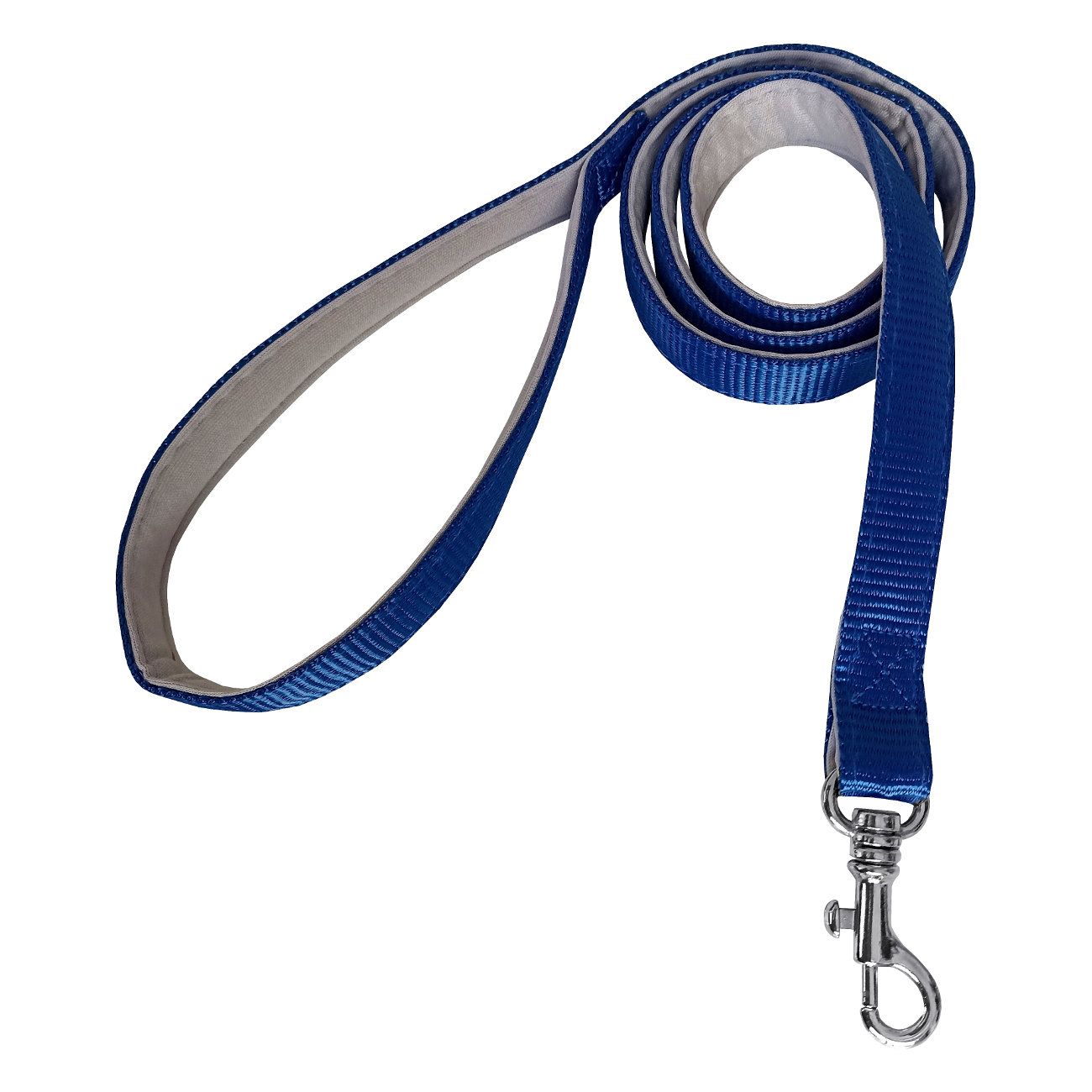 Lisinya205 Gezdirme Kayışlı Dokuma Köpek Göğüs Tasma Seti 52*73-110 cm Mavi
