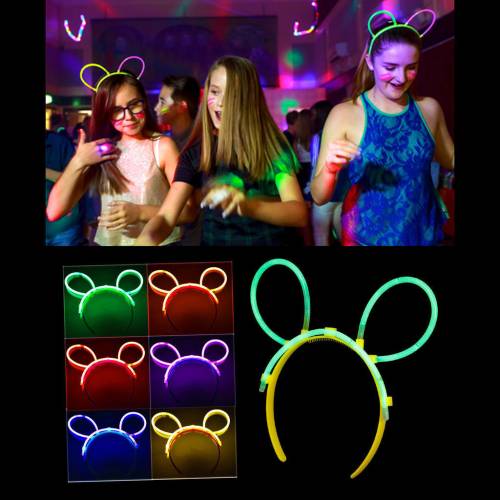 Glow Taç Fosforlu Taç Karışık Renk 12 Adet Glow Taç Fosforlu Taç Karışık Renk 12 Adet (Lisinya)