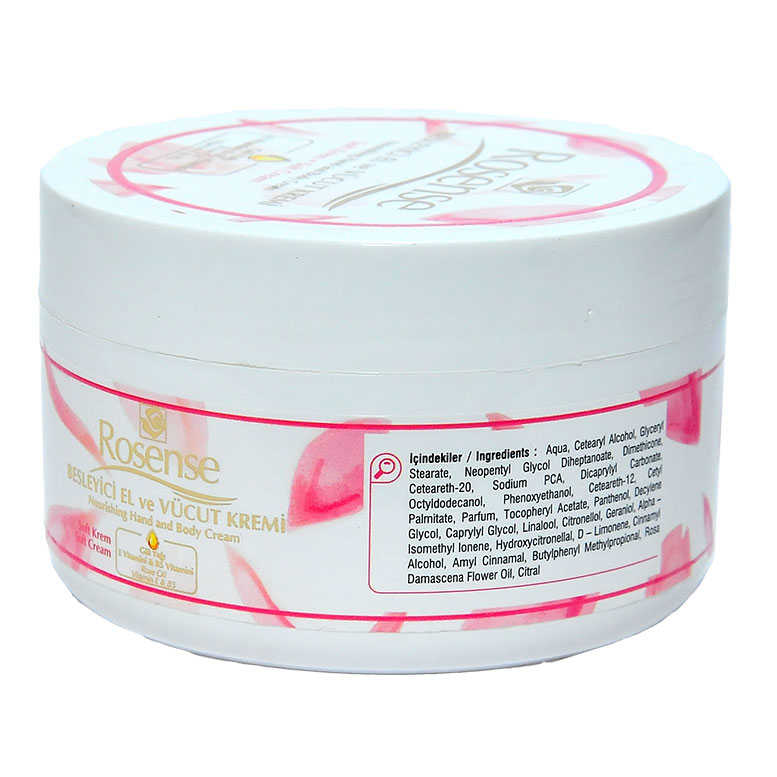Lisinya214 Gül Özlü Besleyici El Ve Vücut Kremi 250 ML