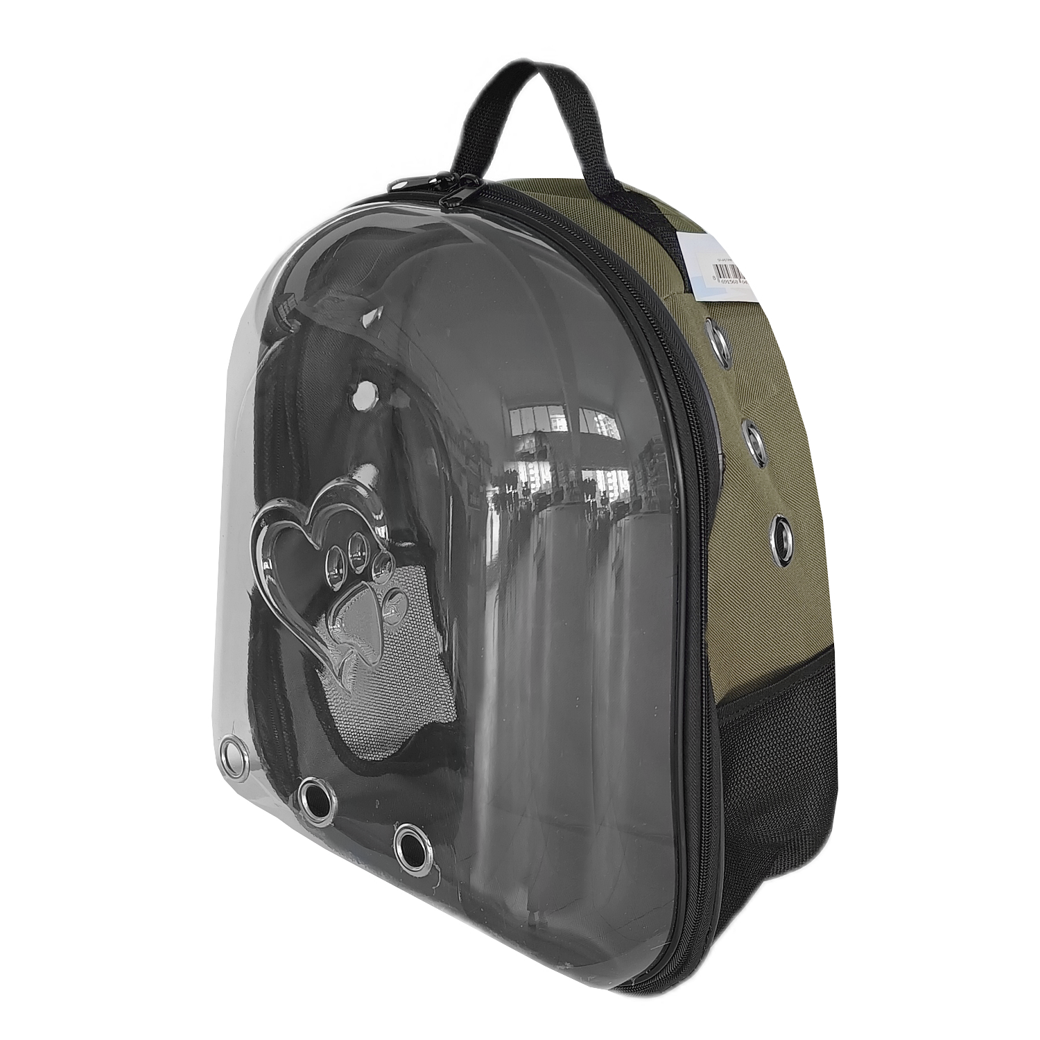 Lisinya205 Kalpli Patili Astronot Şeffaf Taşıma Sırt Çantası Haki 24x32x42 cm Lisinya205 Kalpli Patili Astronot Şeffaf Taşıma Sırt Çantası Haki 24x32x42 cm