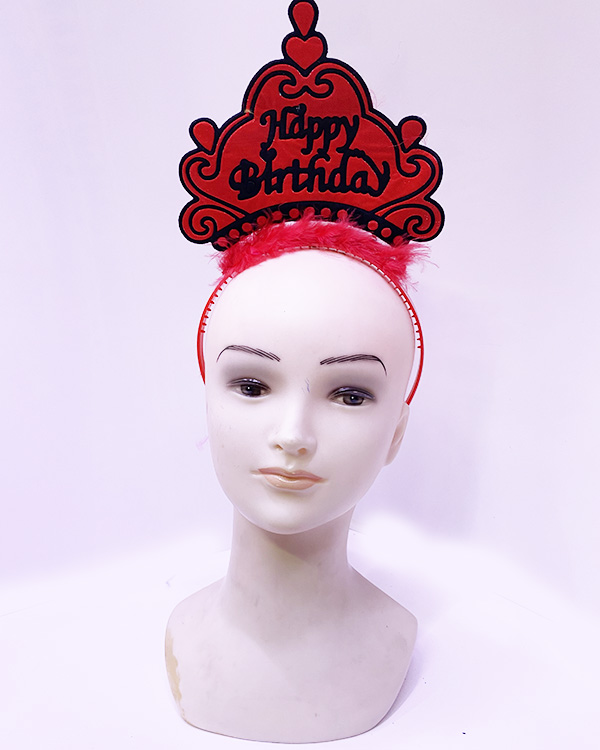 Happy Birthday Neon Kırmızı Renk Doğum Günü Tacı 24x15 cm Happy Birthday Neon Kırmızı Renk Doğum Günü Tacı 24x15 cm (Lisinya)