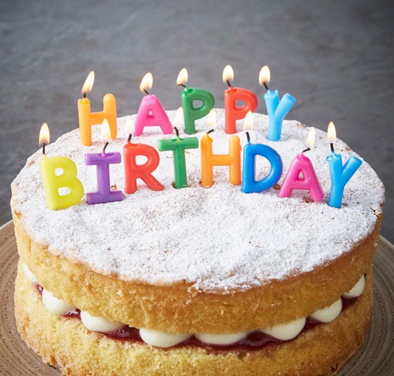 Happy Birthday Yazılabilen Rengarenk Doğum Günü Mumu Happy Birthday Yazılabilen Rengarenk Doğum Günü Mumu (Lisinya)