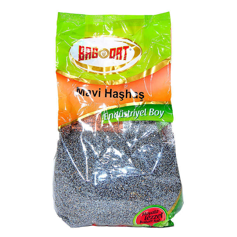 Haşhaş Tohumu Tane Doğal Mavi 1000 Gr Paket - Lisinya