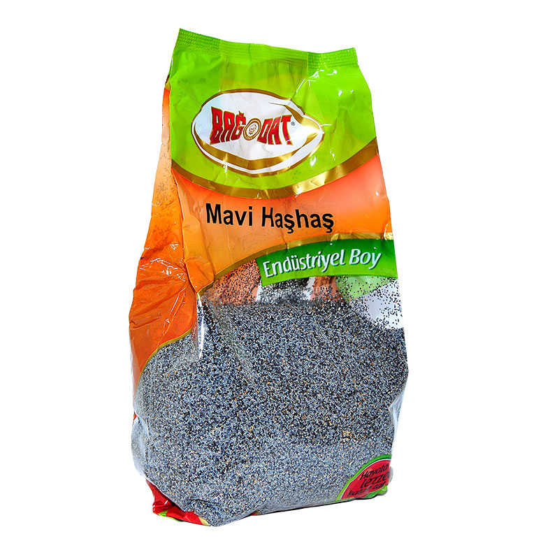 Haşhaş Tohumu Tane Doğal Mavi 1000 Gr Paket - Lisinya