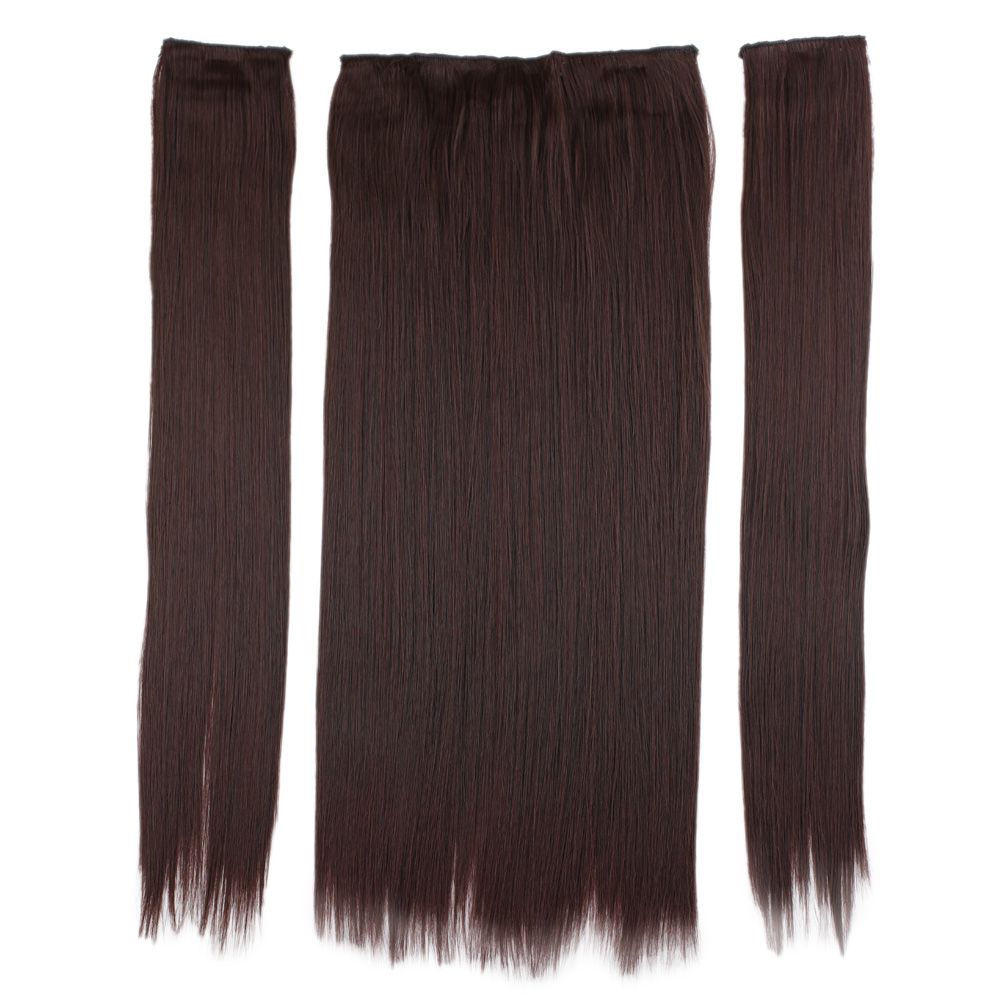 Kanekalon Fiber Sentetik Düz Yarım Ay + 2 Yan Saç Çıt Çıt / Koyu Kahve / (Lisinya175) Kanekalon Fiber Sentetik Düz Yarım Ay + 2 Yan Saç Çıt Çıt / Koyu Kahve / (Lisinya175)