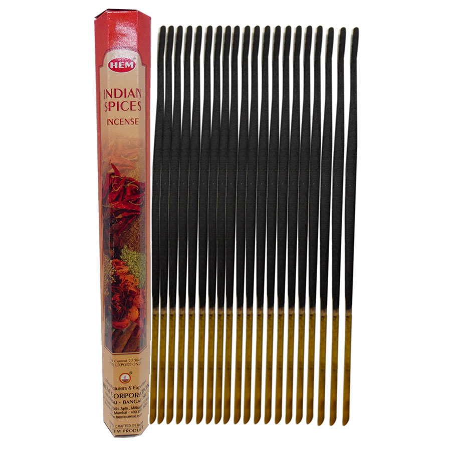 Lisinya214 Hint Baharatları Kokulu 20 Çubuk Tütsü - İndian Spices