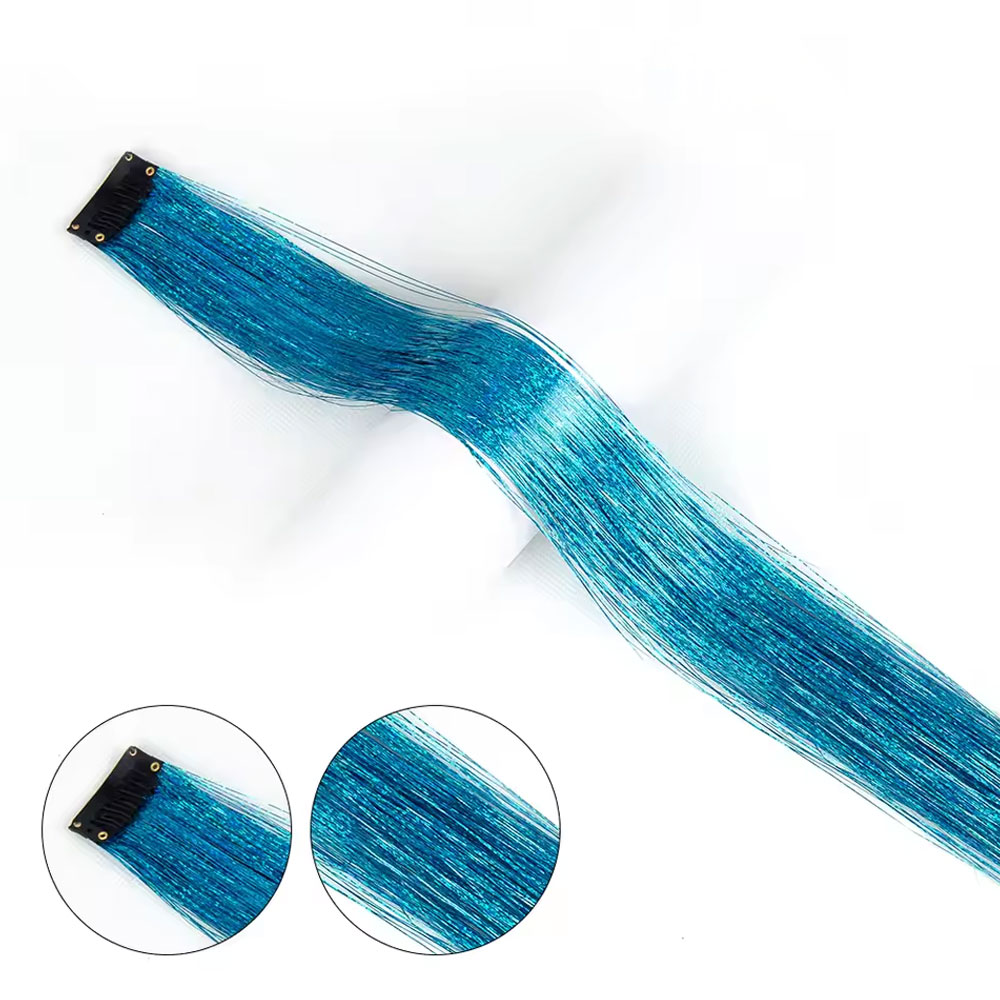 Klipsli Hair Tinsel Saç Simi / HTK12 Klipsli Hair Tinsel Saç Simi / HTK12