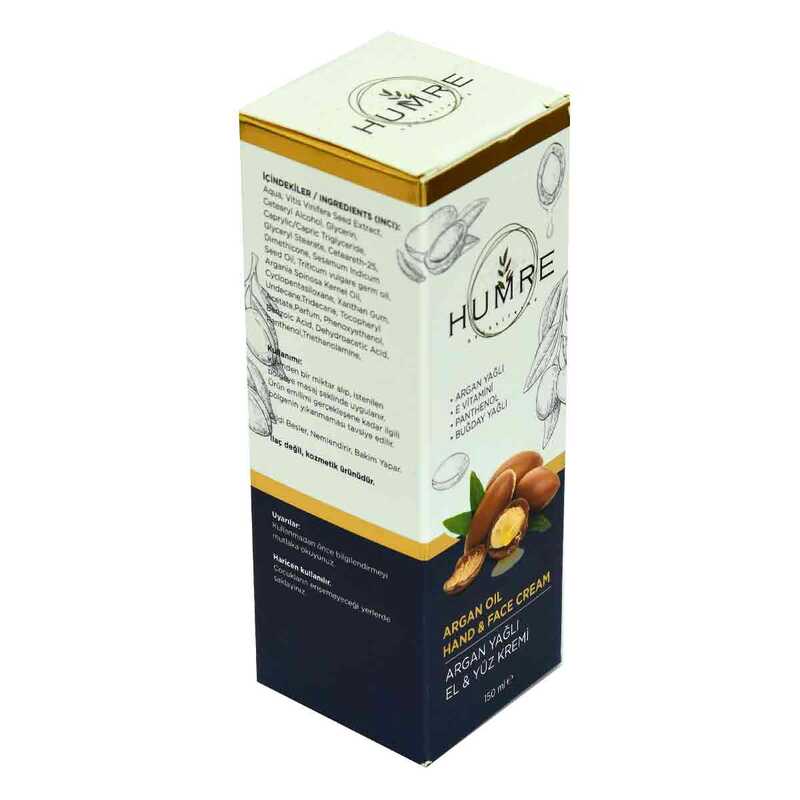Lisinya214 Humre Argan Yağlı E Vitaminli El ve Yüz Kremi 150 ML