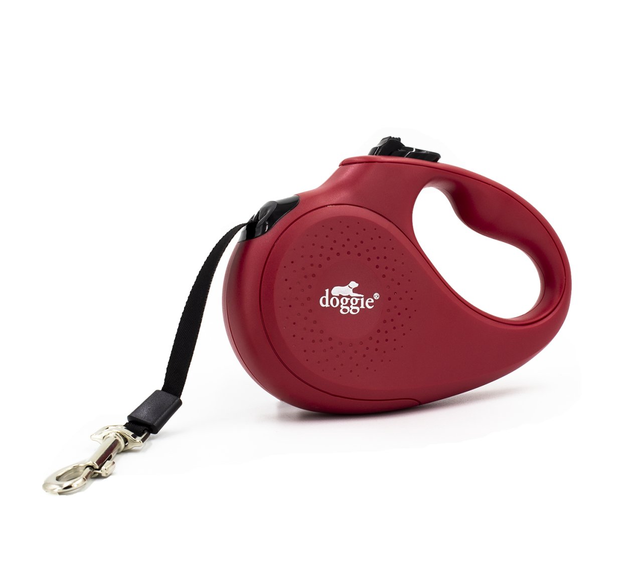 Lisinya205  Seri Otomatik Makaralı Köpek Gezdirme 25 kg / 5 M Kırmızı