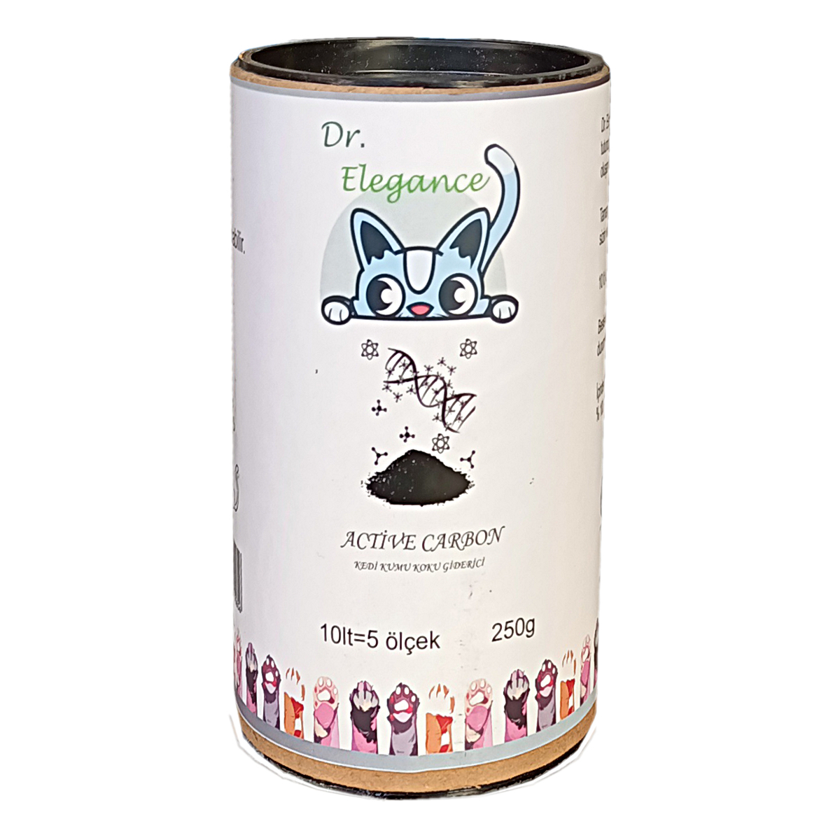 Lisinya205  Kedi Kumu Koku Giderici Aktif Karbonlu 250 gr