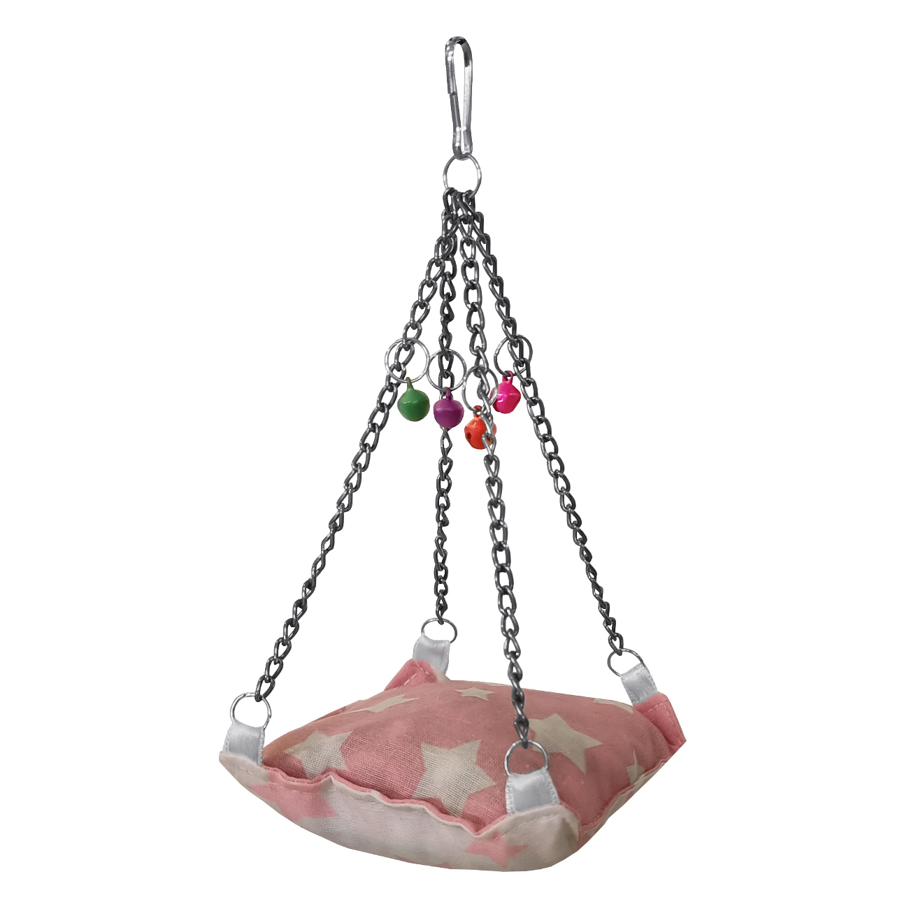 Yıldız Desenli Minder Ve Çanlı Kuş Hamağı 9*9-18 cm - Lisinya