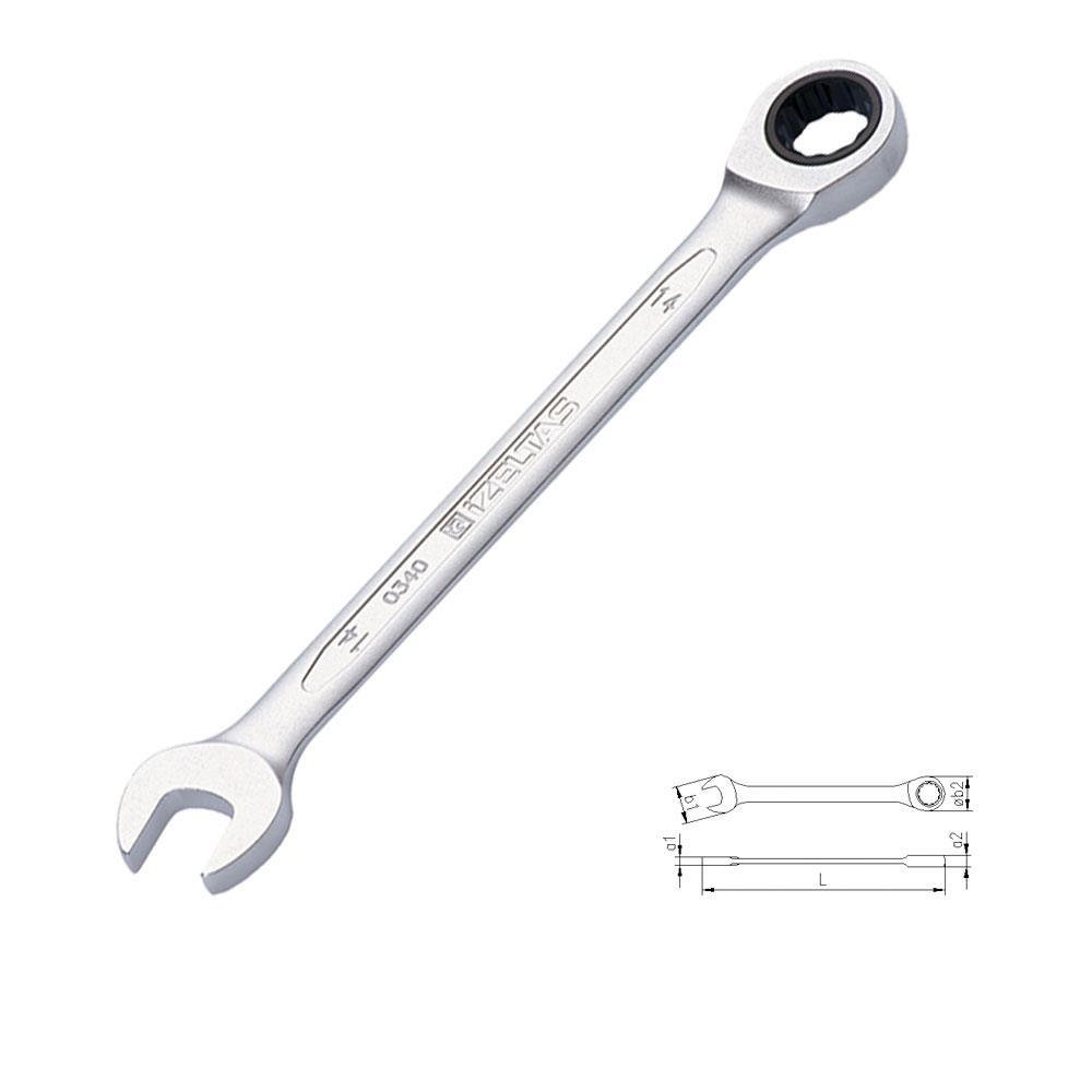 İzeltaş 0340 Cırcır Kombine Anahtar 18 mm Lisinya202 İzeltaş 0340 Cırcır Kombine Anahtar 18 mm