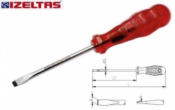 Lisinya202 İzeltaş Kraft Düz Tornavida 4x100