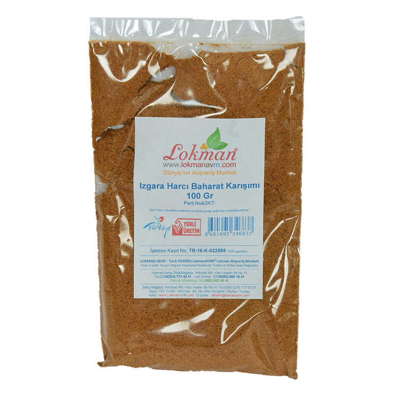 Lisinya214 Izgara Harcı Baharat Karışımı 100 Gr Paket