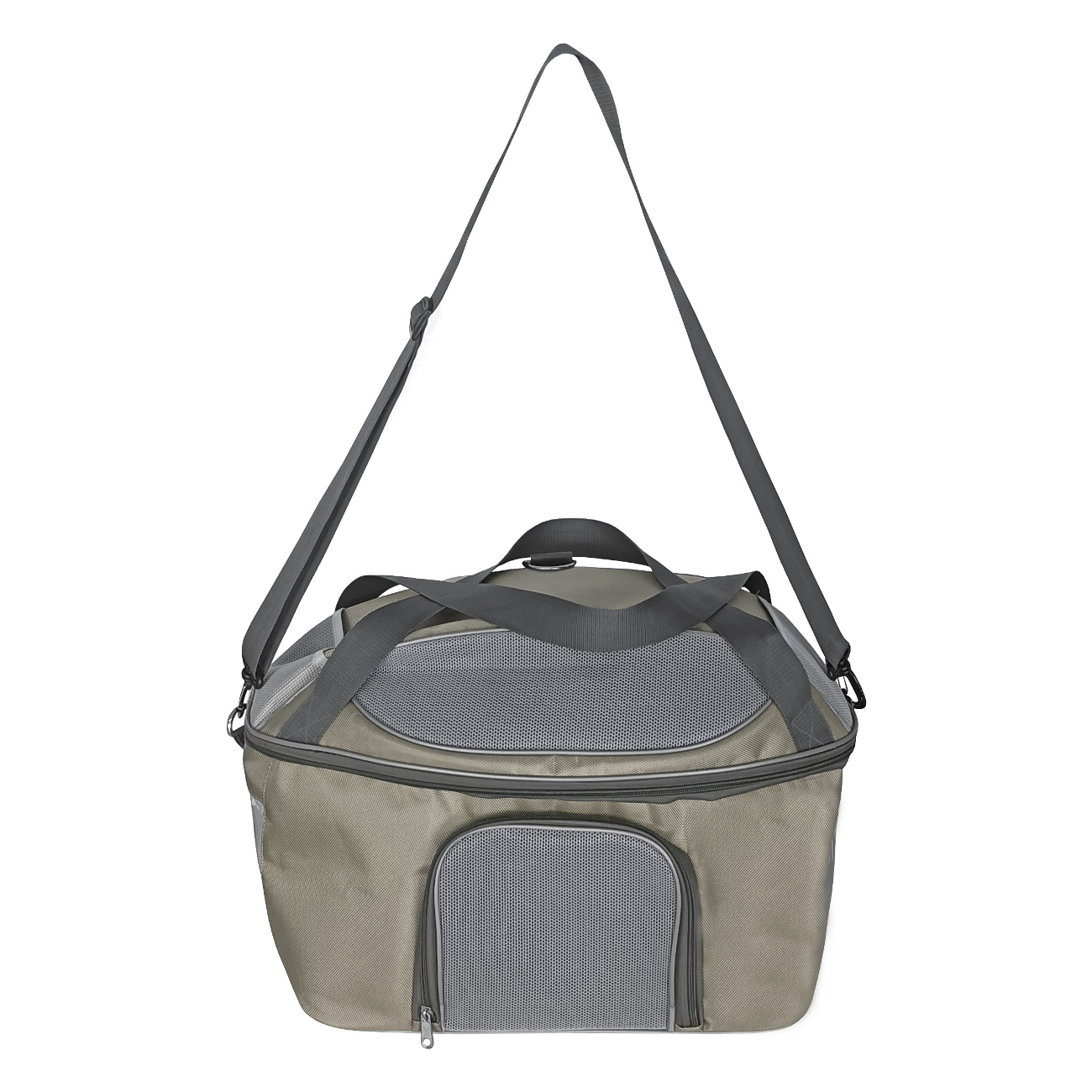 Fileli Kedi Köpek Taşıma Çantası 32-35-43 cm Large Taba Lisinya205 Fileli Kedi Köpek Taşıma Çantası 32-35-43 cm Large Taba