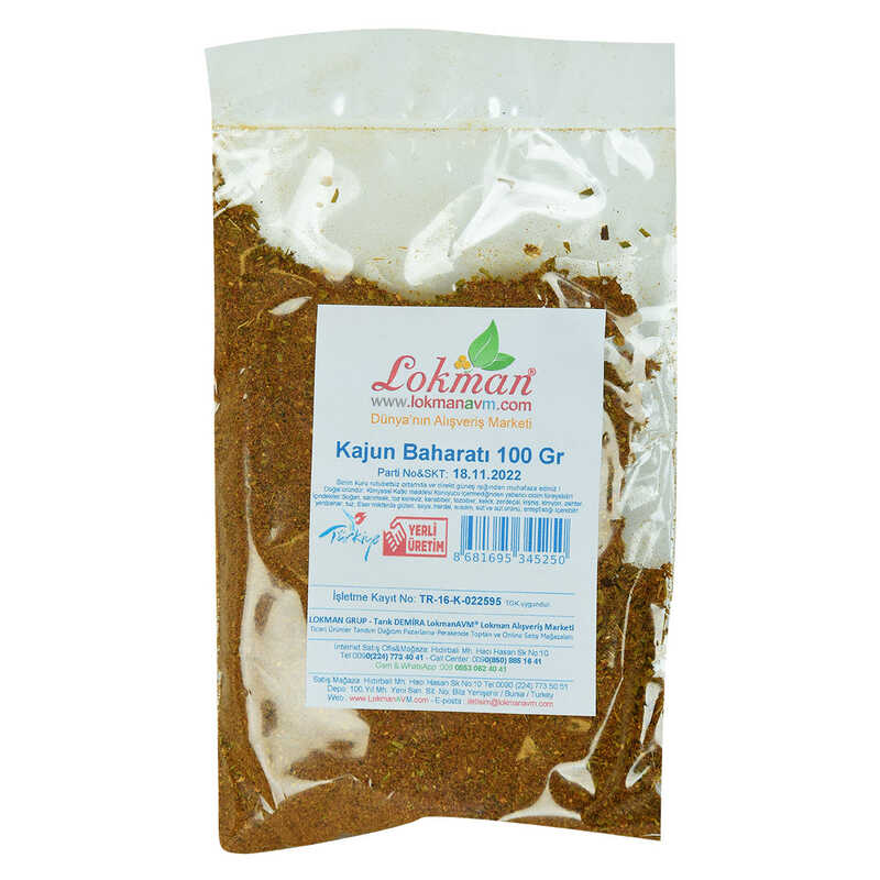 Lisinya214 Kajun Baharatı 100 Gr Paket