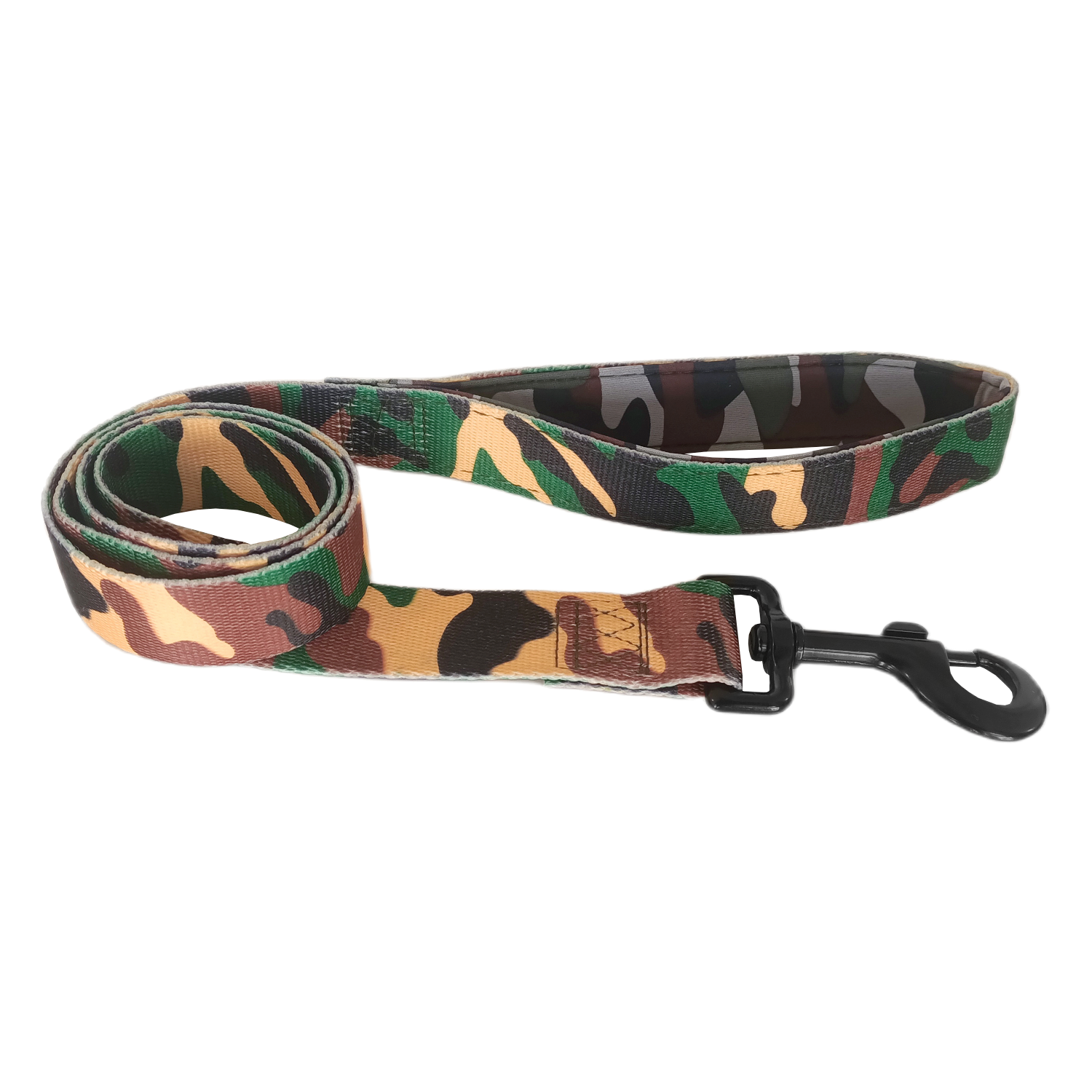 Köpek Göğüs Tasma Seti Dokuma 3 cm*70-90 cm Kamuflaj - Lisinya
