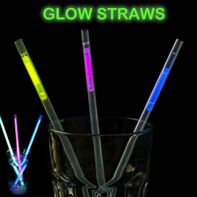 Karanlıkta Parlayan Glow Fosforlu Pipet 3 Renk 3 Adet Karanlıkta Parlayan Glow Fosforlu Pipet 3 Renk 3 Adet (Lisinya)