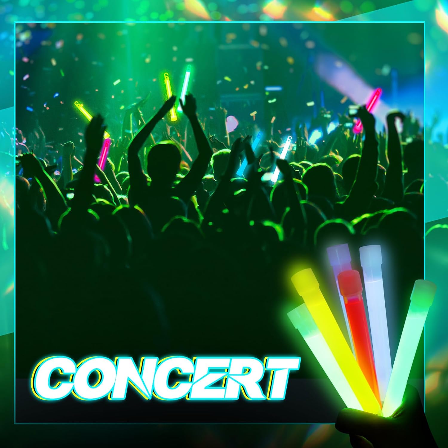 Karanlıkta Yanan Asılabilir ip Aparatlı Glow Kolye Glow Lamba 6 Adet 6 Renk 15 cm Karanlıkta Yanan Asılabilir ip Aparatlı Glow Stick Kolye Glow Stick Lamba 6 Adet 6 Renk 15 cm (Lisinya)