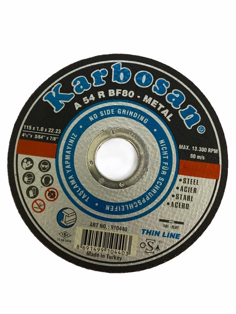 Lisinya202 Karbosan 115X1,0X22 Thinline Metal Kesici