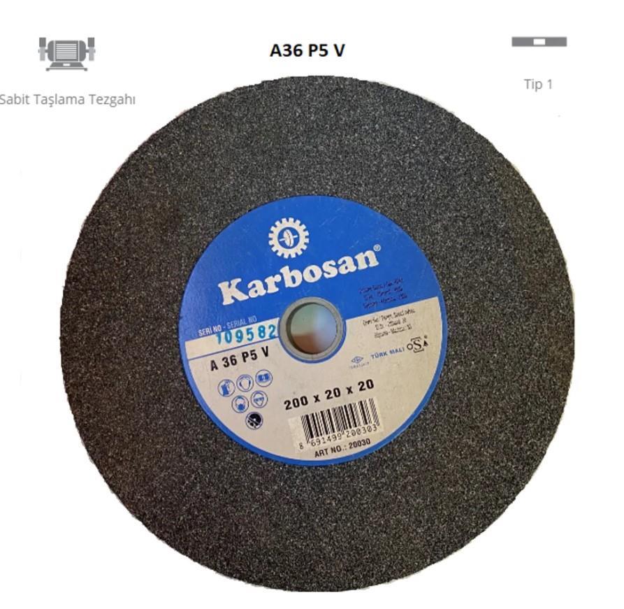 Lisinya202 Karbosan 200X20X20 36 Kum NK Taşlama Taşı