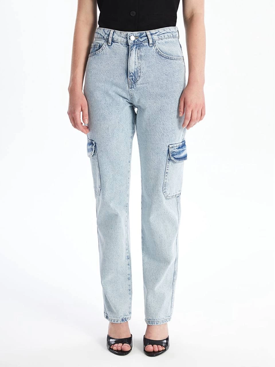 cep kar yıkama jeans pantolon - Lisinya