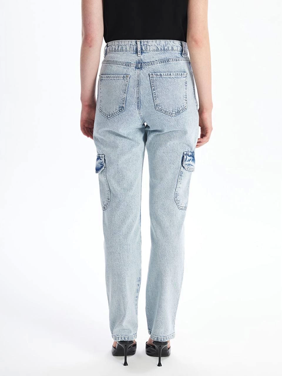 cep kar yıkama jeans pantolon - Lisinya