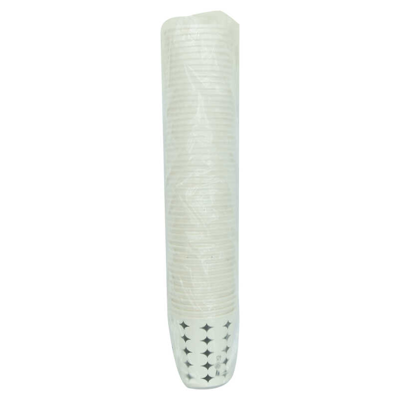 Lisinya214 Karton Bardak 7 Oz Kullan At Çay Kahve Sıcak Kağıt Otomat Bardağı 50 li 1 Paket