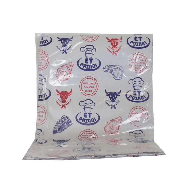 Lisinya214 Kasap Plast Lamineli Kasap Kağıdı Desenli Düz Tabaka 35X50 Cm 1000 Gr 1 Paket