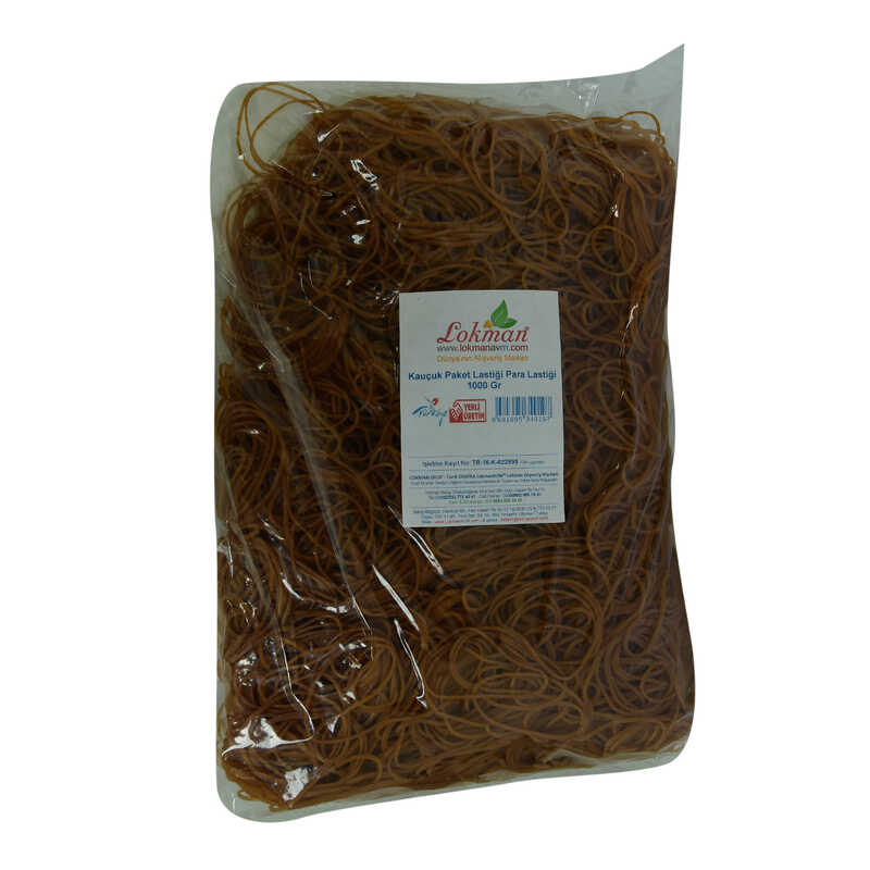 Lisinya214 Kauçuk Paket Lastiği Para Lastiği 1000 Gr Paket