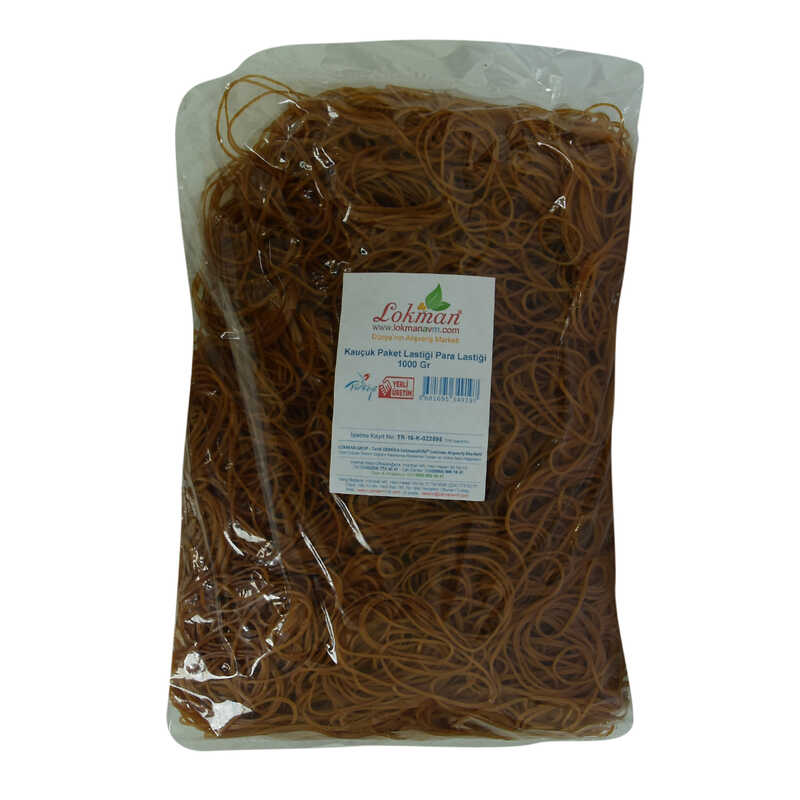 Lisinya214 Kauçuk Paket Lastiği Para Lastiği 1000 Gr Paket