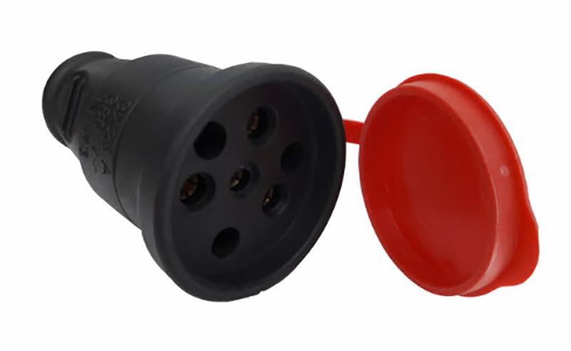 Lisinya202 Kauçuk 380 Volt Trifaze Dişi Fiş
