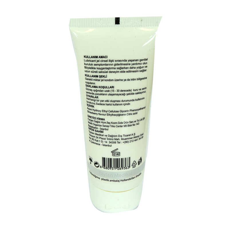 Lisinya214 Kayganlaştırıcı Jel Çilekli Su Bazlı 100 ML Strawberry Lubricant Gel