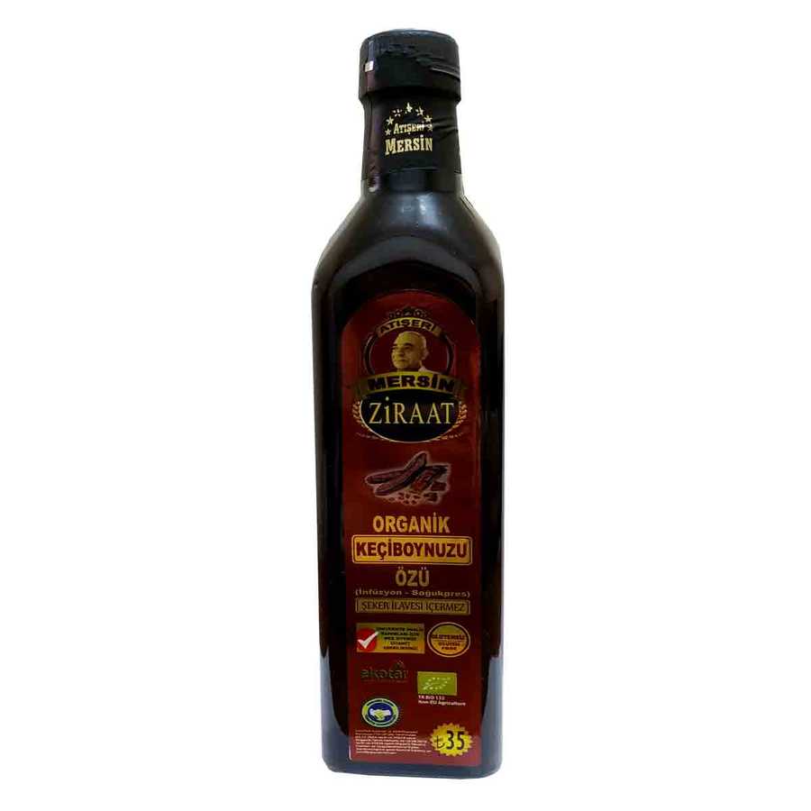 Lisinya214 Keçiboynuzu Özü Harnup Özü Organik Cam Şişe 700 Gr