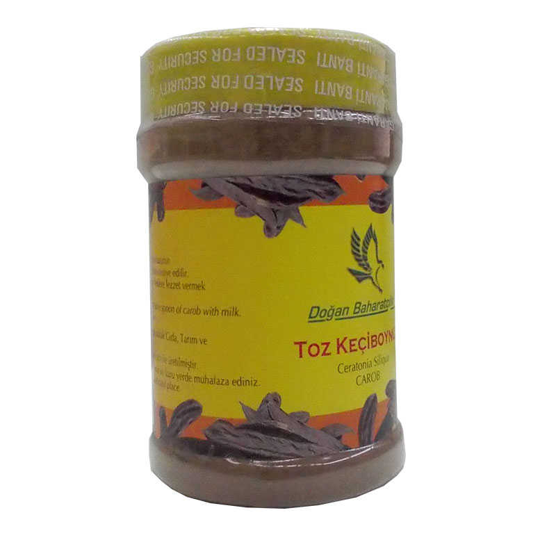 Lisinya214 Keçiboynuzu Unu Harnup Unu Öğütülmüş Doğal Pet Şişe 150 Gr
