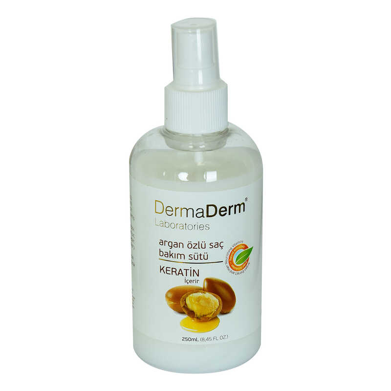 Lisinya214 Keratinli Argan Özlü Saç Bakım Sütü Hızlı Saç Uzamasına Etkili 250 ML