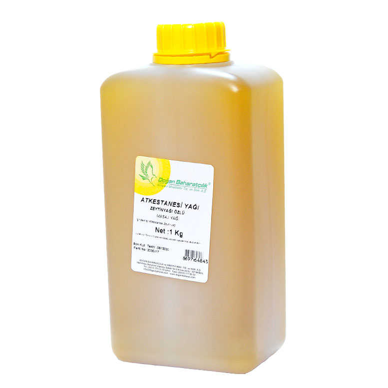 Lisinya214 At Kestanesi Yağı Pet Bidon 1000 Gr