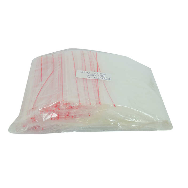 Lisinya214 Kilitli Naylon Torba Poşet 19X25 Cm Şeffaf 100 Adet 1 Paket