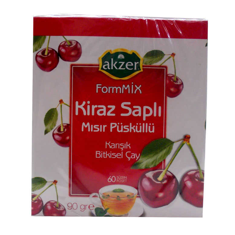 Kiraz Saplı Mısır Püsküllü sel Çay 60 Süzen Poşet - Lisinya