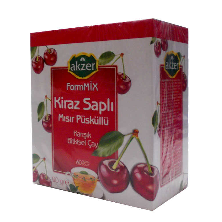 Kiraz Saplı Mısır Püsküllü sel Çay 60 Süzen Poşet - Lisinya
