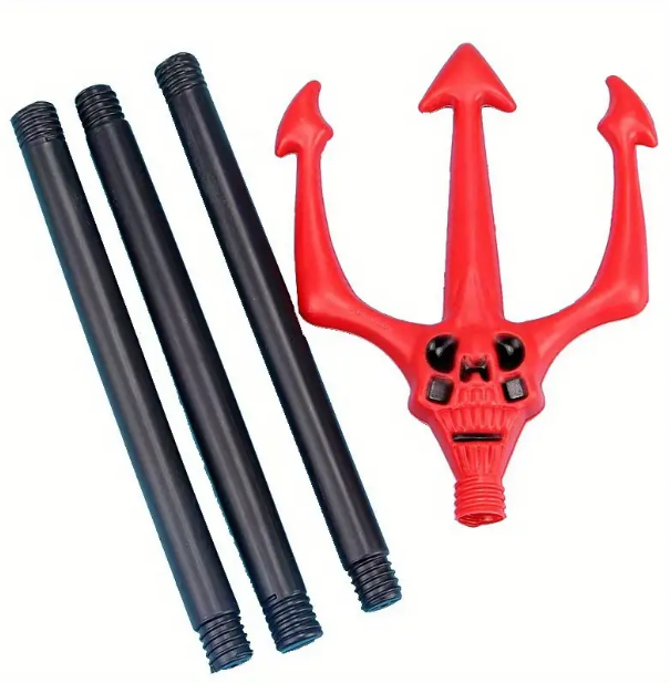 Kırmızı Renk Halloween Cadılar Bayramı Çatal 107 cm Kırmızı Renk Halloween Cadılar Bayramı Çatal 107 cm (Lisinya)