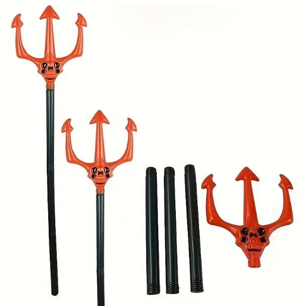 Kırmızı Renk Halloween Cadılar Bayramı Çatal 107 cm Kırmızı Renk Halloween Cadılar Bayramı Çatal 107 cm (Lisinya)